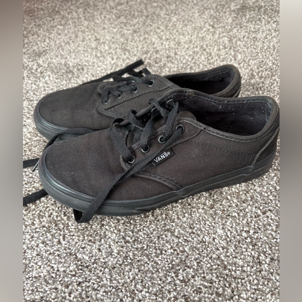 Youth vans. Black size 3.
